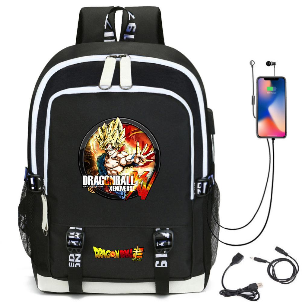 Anime Dragon Ball Surrounding Sun Wukong Printing Student Youth Large Capacity Casual School Bag Male Backpack Female