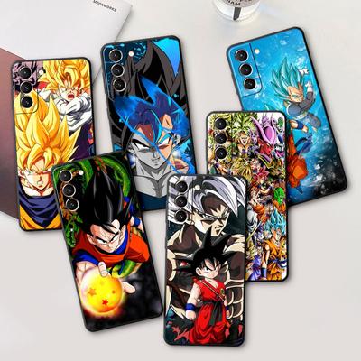 Luxury Matte Case for Samsung Galaxy S10e S21 S10 S7 S22 Ultra 5G S21 Plus S8 S9 S20 FE TPU Soft Phone Cover Anime Dragon Super
