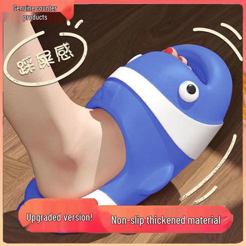 Clownfish Kids' Cartoon Slippers - Non-Slip Indoor Summer Footwear for Boys, Girls & Parent-Child Families