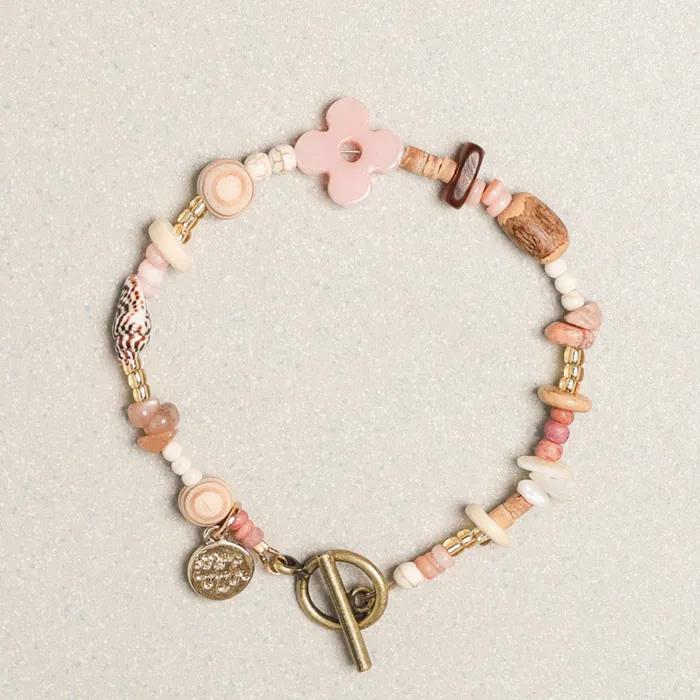 Clover Symbol Bracelet Angora Pink