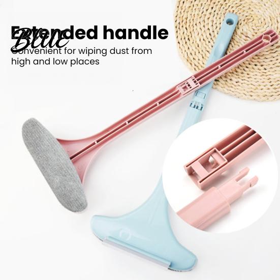 Glass And Screen Cleaner Window Cleaning Brush 2 In 1 Removable Lightweight Reusable with Extendable Handle Home Tool Tight Corner