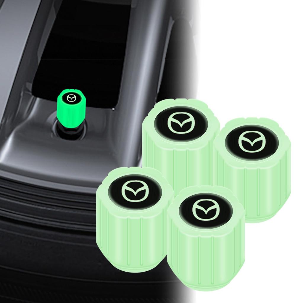 MochiMingle Air Valve Cap, Set of 4, Luminous Air Valve Cap, 0.7 X 0.5