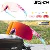 Scvcn Photochromic Sunglasses Cycling Blue Outdoor Sports Bike Glasses Red Man MTB Fishing Glasses Eyewear Bicycle Goggles 2024