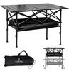 YURAGI Outdoor Camping Table Adjustable Picnic Easy with Storage for and Outdoor Camping X 55 X - Height, Table, Ultralight, Foldable, Assembly, Bag,