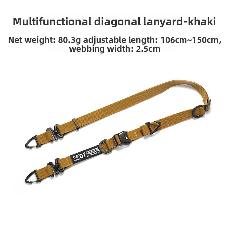 Tactical Multi Purpose Crossbody Bag Strap Adjustable Shoulder Strap for Outdoor Activities Backpacks Storage and Camping