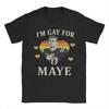 T-shirt Homme Je Suis Gay Pour Maye Football Drake Maye Nouveauté Coton T-shirt Manches Courtes T-shirts Col Rond Vêtements Unique