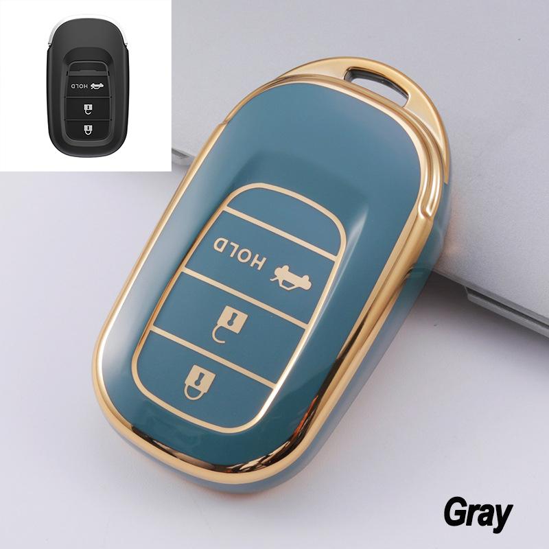TPU Car Key Cover Case Shell Fob Holder for Honda City CRV CR-V Freed Pilot Accord Civic 2026 2026 2026 Protector Auto Styling