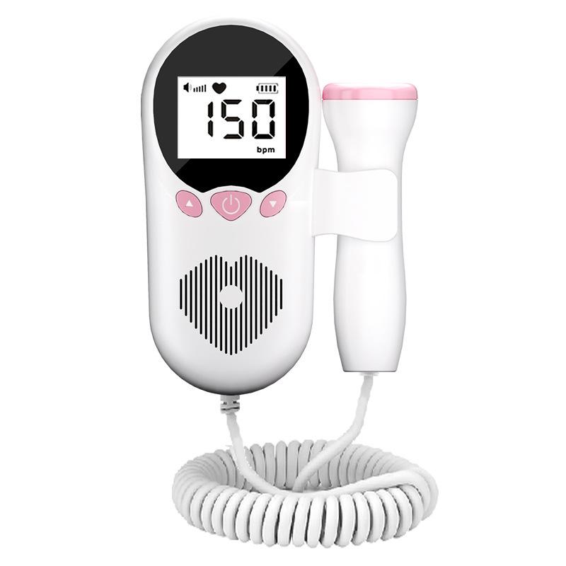 Handheld Home Fetal Doppler Heartbeat Detector & Baby Heart Rate Amplifier