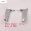 Car Rear Tail Window Windshield Spoiler Panel Sequ Cover Trim For TOYOTA RAV4 RAV 4 XA50  - 2024 ABS Chrome Accessories