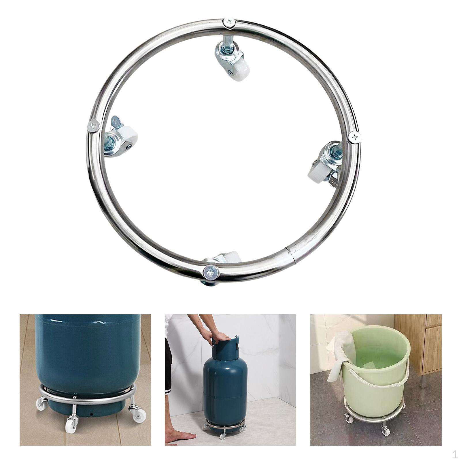 

Подвижная подставка для баллона, подставка для бензобака, многоцелевой грузоподъемный садовый цветочный горшок с with 2 Brake