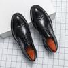 Spring and Autumn Daily Casual Leather Shoes Thin Large Size Brock Dress Youth Board Shoes