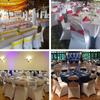 New Spandex Stretch Chair Sashes Buckle Slider Elastic Chair Ties Anti Slip Universal Fit Chair Cover Bands Home Decor Supplies