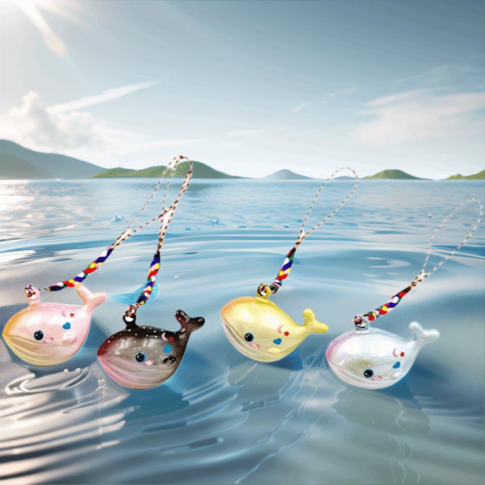 Cute Design Whale Pendant Personalized Whale Keyring Couple Gift Whale Keychain  Daily Accessories