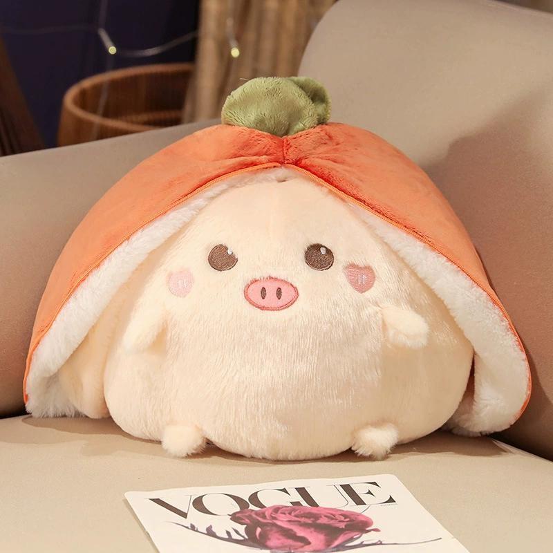 Delightfully Funny Shrimp And Pig Heart Plush Toy With Custom Design For Creative Collectors