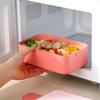 Microwavable 2 Layer Picnic Lunch Box Separated Food Storage Box Portable Food Container  Adult