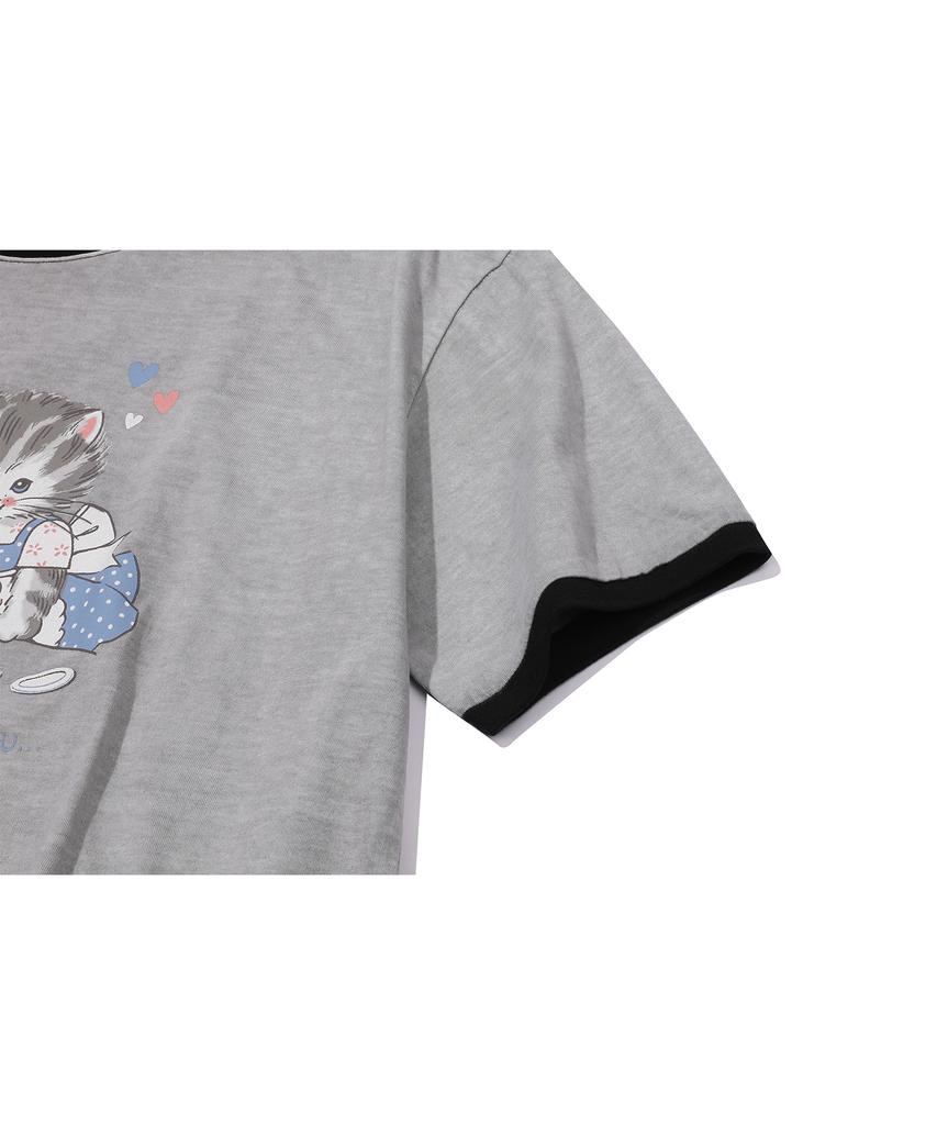 CPGN STUDIO Sweet Kitty Pigment Ringer Tea Ghost Gray