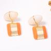 Fashion High Sense Simple Niche Design Alloy Geometric Earrings Personalized Daily Commuter Women's Earrings