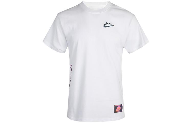 

Nike T Shirts Men s White Crew Neck Moderate Straight Fit CV1088-100 XXL