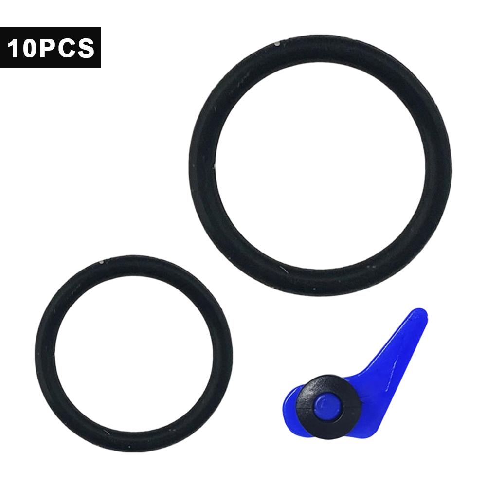 For Fishing Rod with Silicone Ring Plastic Lure Hook Fixer Portable Fishing Accessory 10PCS Hook Keeper