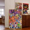 Spiel S-STREET F-FIGHTER Poster Anime Poster Klebend HD Qualität Wandkunst Retro Poster für Zuhause Kawaii Raumdeko
