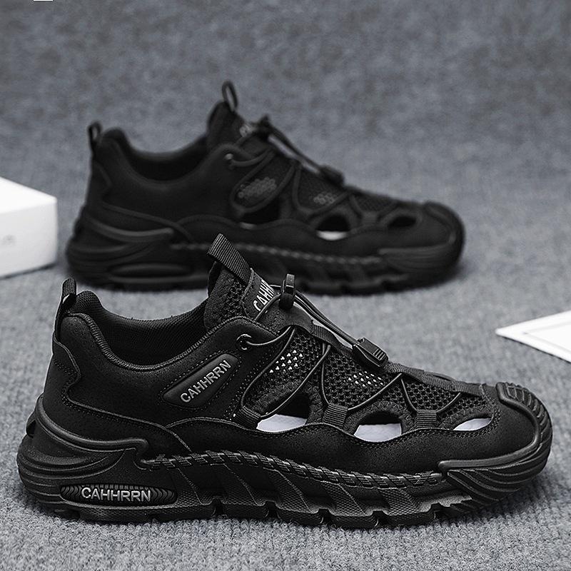 Big Net Hollow Men's Shoes Summer New Outdoor Sports Shoes Men's Breathable Casual Sandals Men's Trendy Shoes