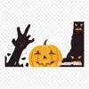 Halloween Illustrations Decor Stock Photography Hallow Iron On Heat Transfer Printing Vinyl Patches Sticker for Clothes DIY Appliques Washable Patches