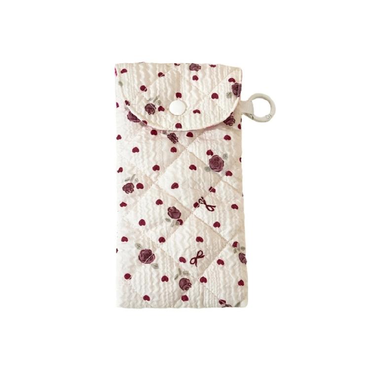 Lightweight Polyester Glasses Pouch With Artistic Prints Spacious Enough For Reading Glasses And Small Belongings