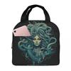 Design Medusa Gorgon Greek Mythology Insulated Lunch Bag for Kids School Cooler Thermal Food Box Tote Lunch Boxes Container