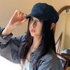 Y2k British Style Painter Cap Vintage Octagonal Hat Fashion Demin Beret  Winter