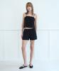 NUAKLE Lace Banding Shorts_Black