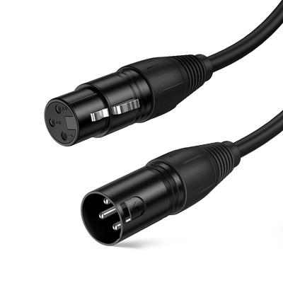 XLR Conversion Cable,CableCreation 3 Pin XLR Male To Female Balanced Microphone Conversion Cable Compatible with Recording Applications, Mixers,