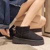 [Shipped on the same day] New thick-soled snow boots women's winter velvet waterproof thickened non-slip warm cotton shoes