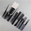 10pcs/set Black Hair Comb Set with 10 Different Designs Multifunctional Anti-static Hair Care Comb Set