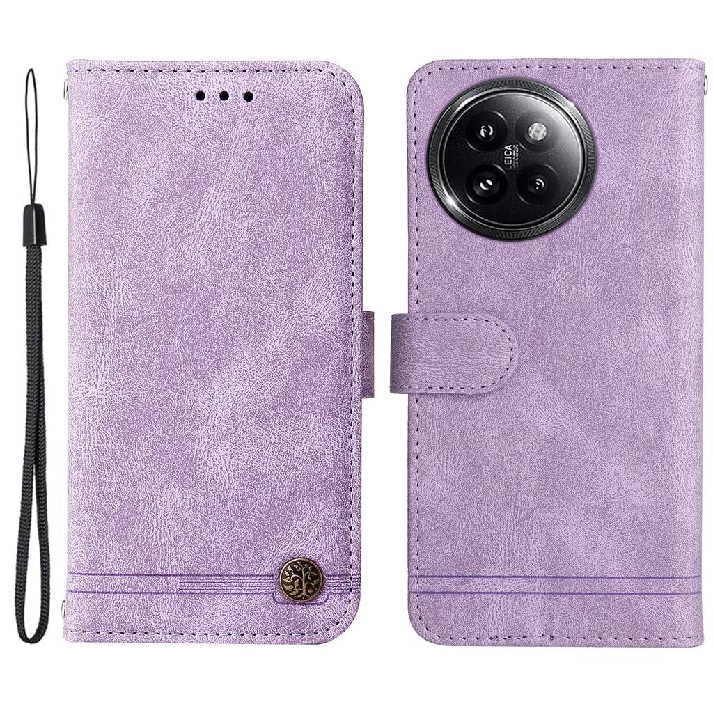 For Xiaomi Civi 4 Pro 5G/14 Civi 5G Leather Wallet Cases Skin Touch Phone Cover Stand with Strap