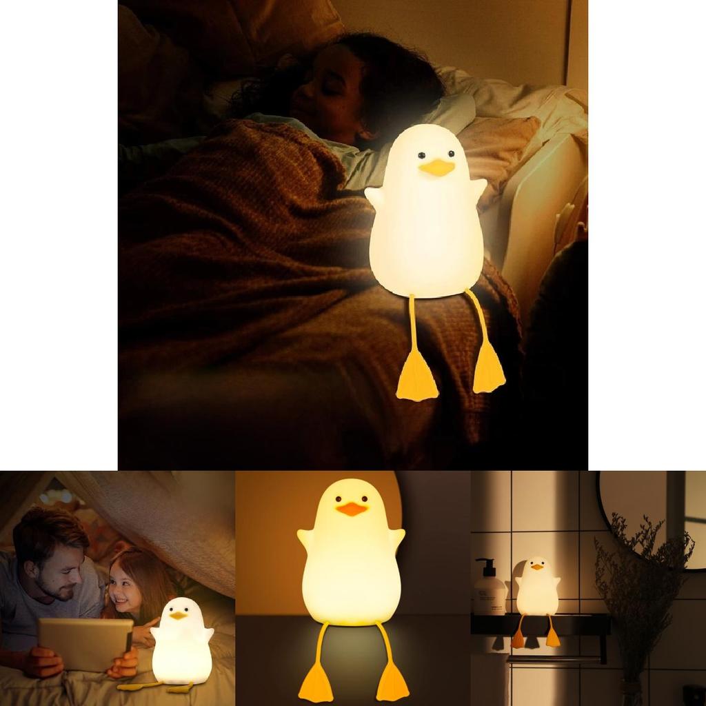 Charmante LED-Möwen-Nachtlampe Touch-Steuerung Cartoon-Stil Für Einzigartige Geschenke
