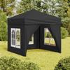 VidaXL Foldable Reception Tent with Walls Camping Gazebo Outdoor Pavilion Garden Gazebo Marquee Patio 93502