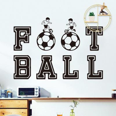 2026 World Cup Football Soccer Tournament Atmosphere Decor Wall Sticker Self-Adhesive Removable for Home Party Room Fan Decoration