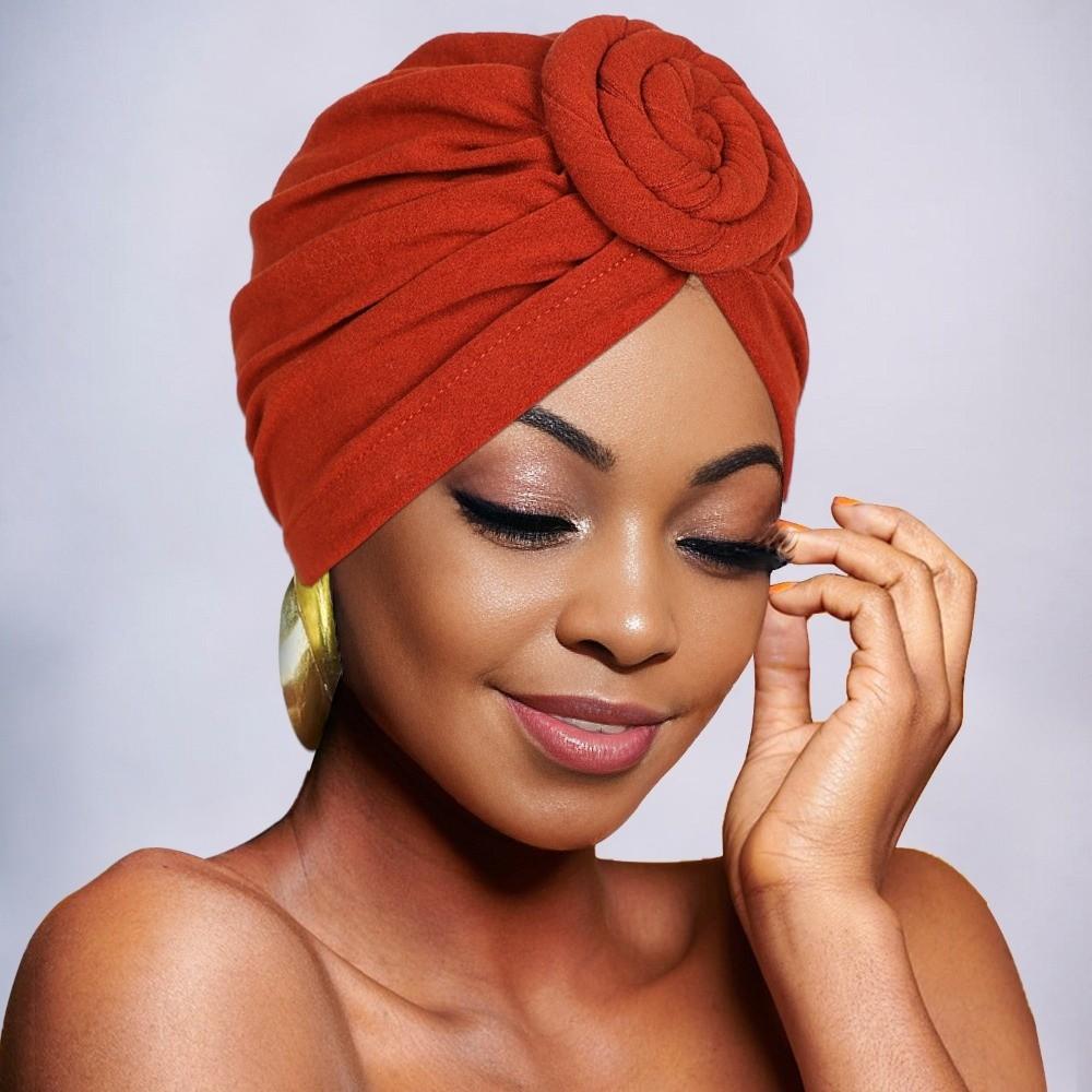Elastic Twist Knot Turban Hat Wrap Style Cancer Chemo Hat Fashion Hijab Caps  Women Headwear