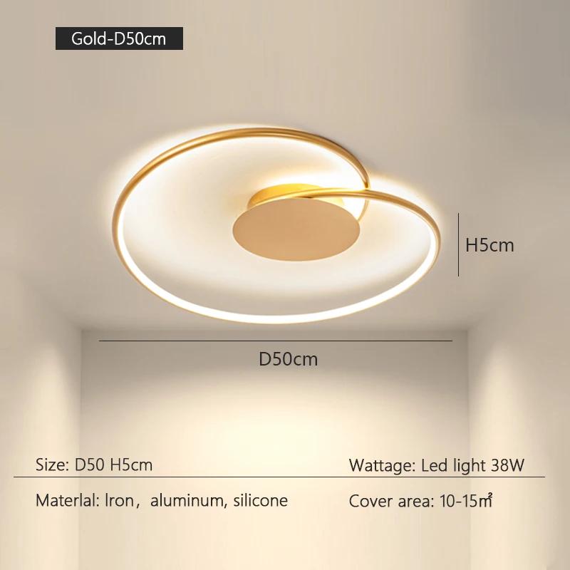 Modern Minimalist LED Ceiling Light Nordic Creative Dimming Bedroom Light Indoor Lighting Home Decoration Lighting Fixtures
