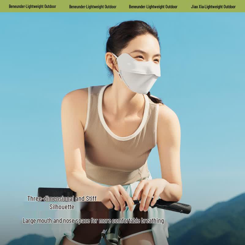 beneunder Women's Sun Protection Breathable Face Mask