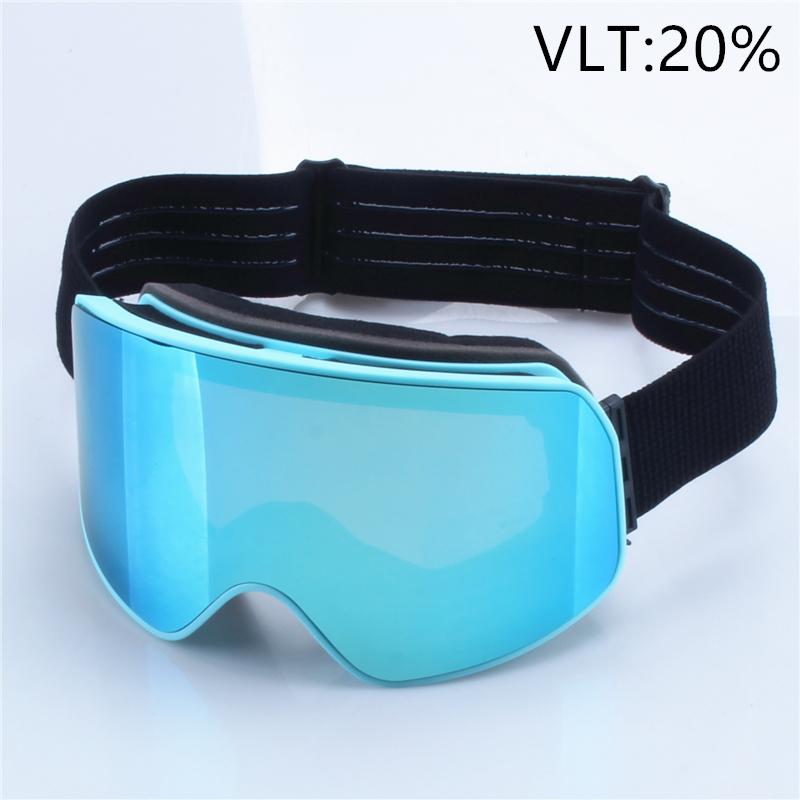 Gafas de esquí grandes para snowboard, para mujer y hombre, gafas de esquí, protección contra la nieve UV 400, gafas para adultos, doble antivaho cilíndricas