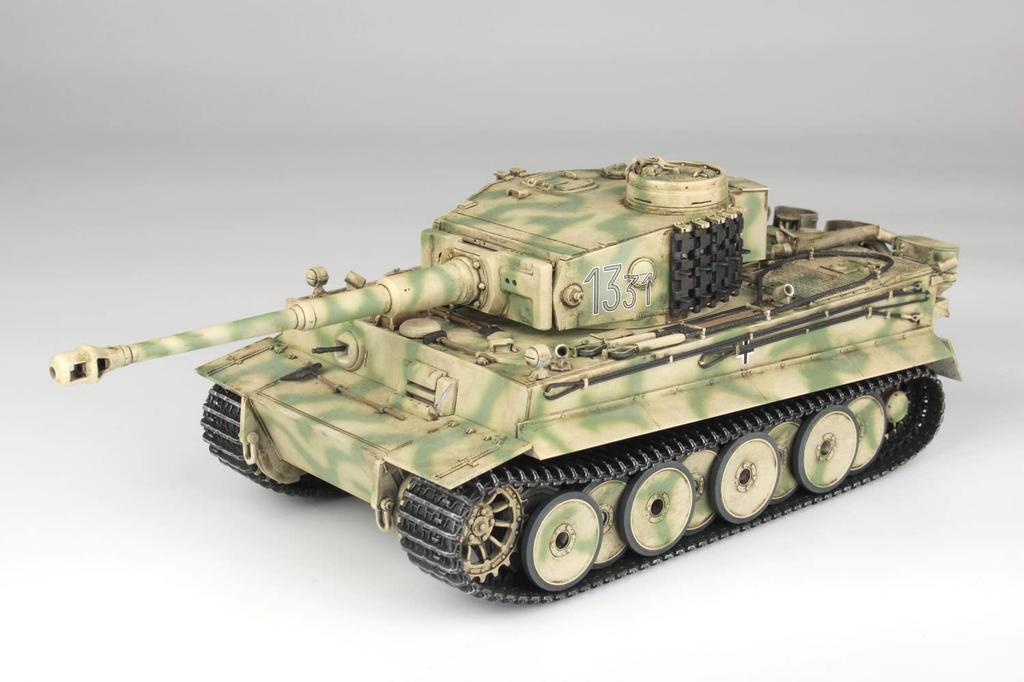 PLATZ Scale Tanks of the World World War II German Tiger I Early SS 1st Tank 13th Kursk 1943 Plastic Model Kit MD006 1/35 Model, Regiment, Company,