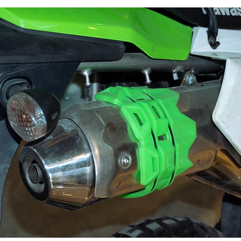 Offroad-Motorrad-Auspuffrohr Hitzeschutzring Modifizierter Universeller Endrohr-Tropfschutzring Schutzhülle