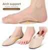 New Flat Arch Support Sole Pad GEL Soft Self-adhesive Plantar Fascia Sole Half Size Pad Arch Half Pad
