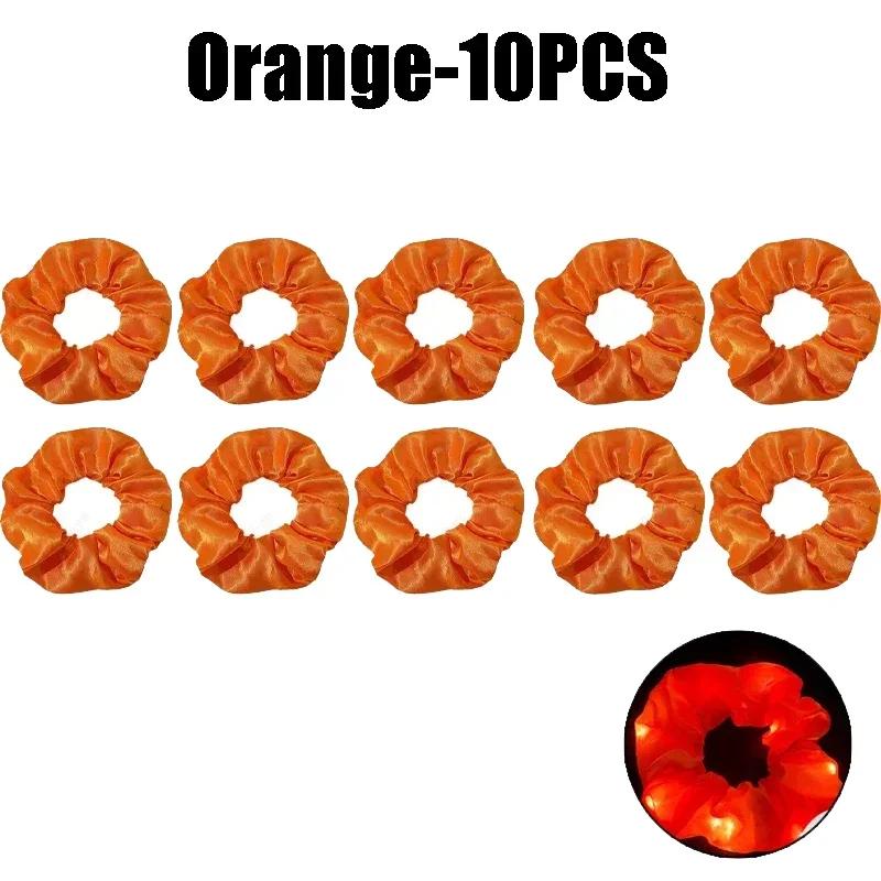 1-40 Stück LED-Leucht-Haargummis, leuchtende Haarbänder für Mädchen, leuchtende Haargummis, Kopfbedeckungen für Geburtstagsfeiern, Haaraccessoires