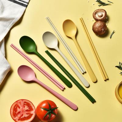 Silikonowy Zestaw Łyżki i Pałeczek Kuchennych – 2-częściowe Narzędzie do Jedzenia