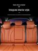 Aviation Suede Plush Neck Pillow & Lumbar Support for AITO M7/M8/M9 Headrest - Car Interior Accessories