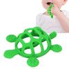 Baby Teething Toy Food Grade Silicone Anti Lost   Buckle Teething Bracelet Tortoise Shape Hand Teether Toy