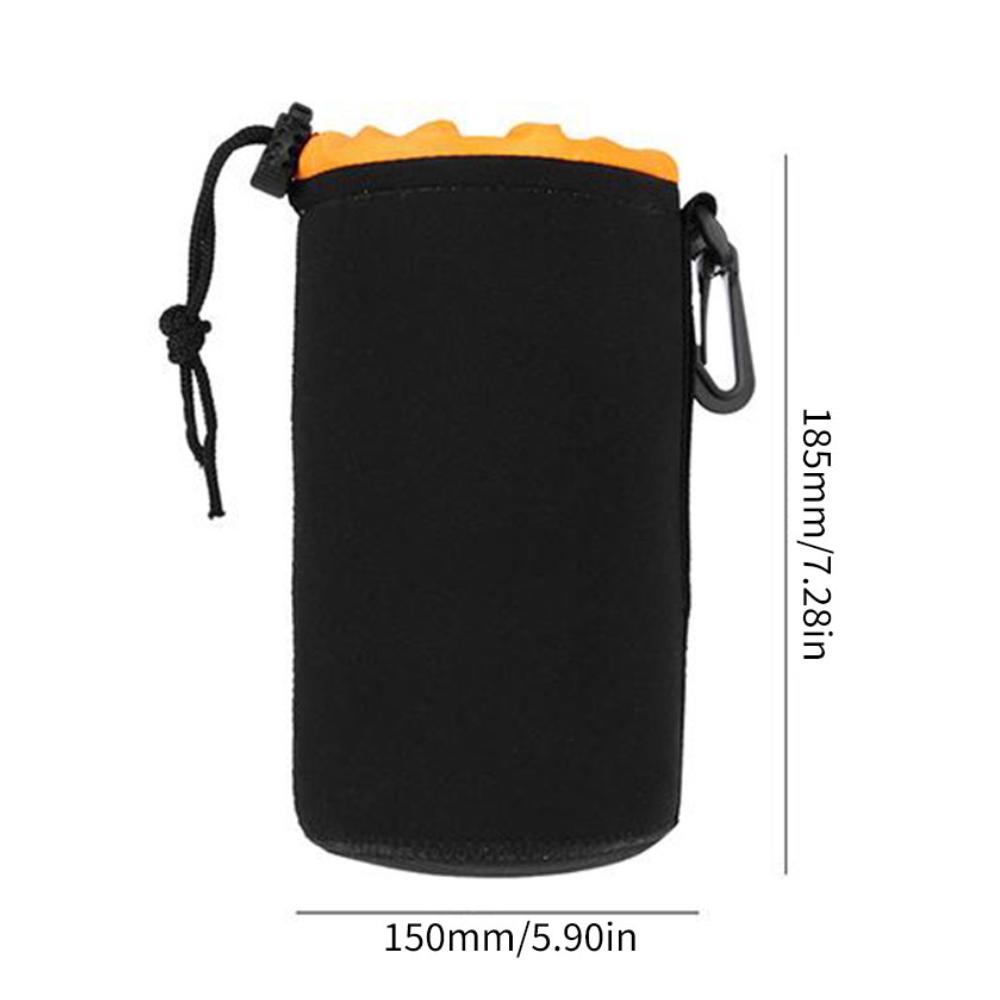 Kameraobjektiv-Tasche Wasserdichtes Videoobjektiv Weiches Zugband Schutzhülle Für Canon Sony Nikon für Die Meisten Digitalen Spiegelreflexkameras
