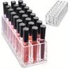 1pc 24 Grid Acrylic Lipstick Storage Box- Transparent Makeup Brush Eyebrow Pencil Lip Gloss Storage Box